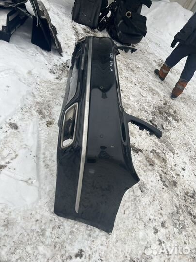 Бампер задний Kia K900 2018- RJ черный