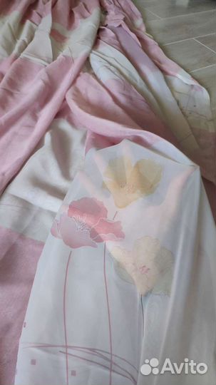 Портьеры и тюль шторы бу