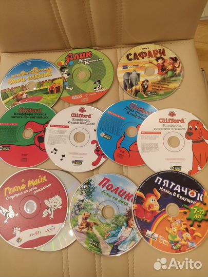Компьютерные игры и фильмы для детей на сд