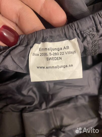 Дождевик на коляску для двойни Emmaljunga оригинал