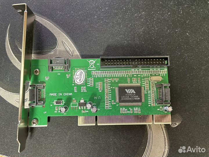 PCI адаптер SATA + IDE