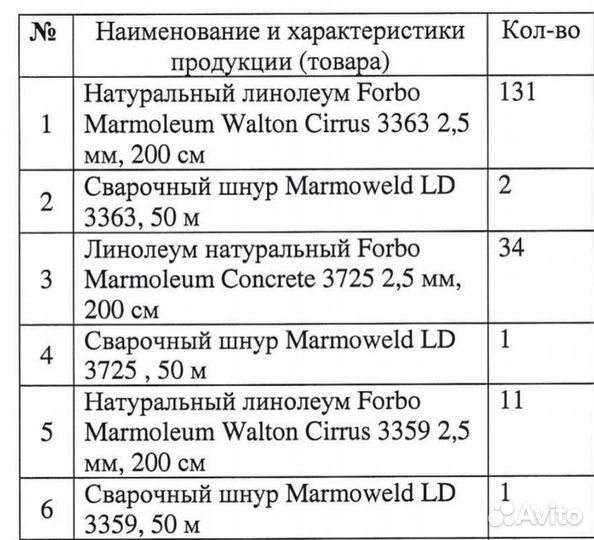 Мармолеум (линолеум натуральный)