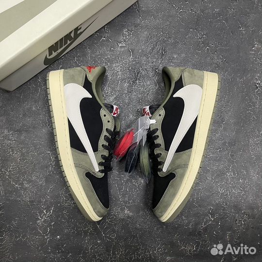 Nike Travis Scott Air Jordan 1 Low OG Black/Olive