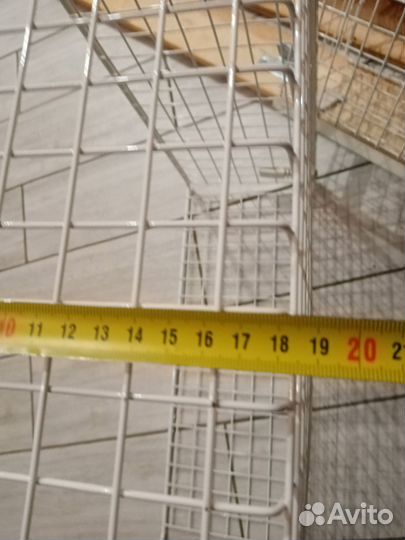 Корзина сетчатая для белья мебельная 50х50х20 4 шт