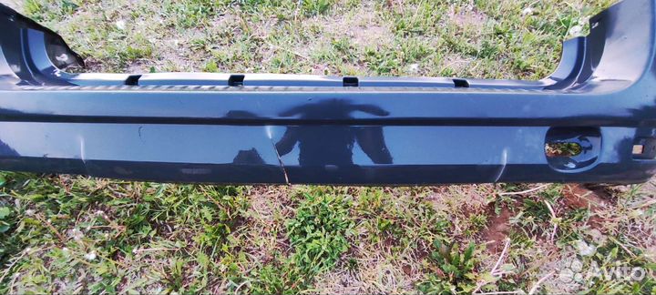 Бампер задний на Ларгус не крашенный б/у