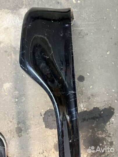 Накладка на бампер передний Land cruiser 100