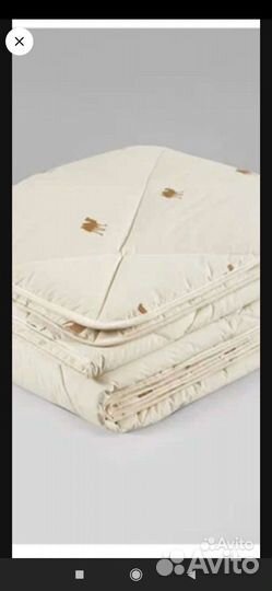 Одеяло 2х спальное,шерсть верблюжья