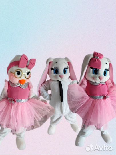 Экспресс поздравление/живаяоткрытка/Ростовая кукла