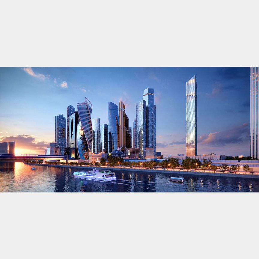 2-к. квартира, 73,7 м², 10/85 эт.