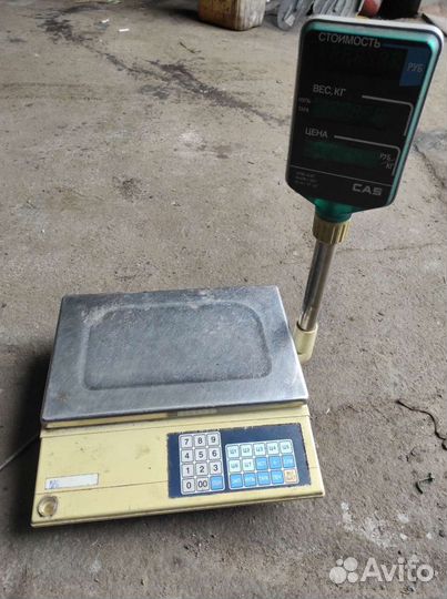 Весы торговые электронные cas