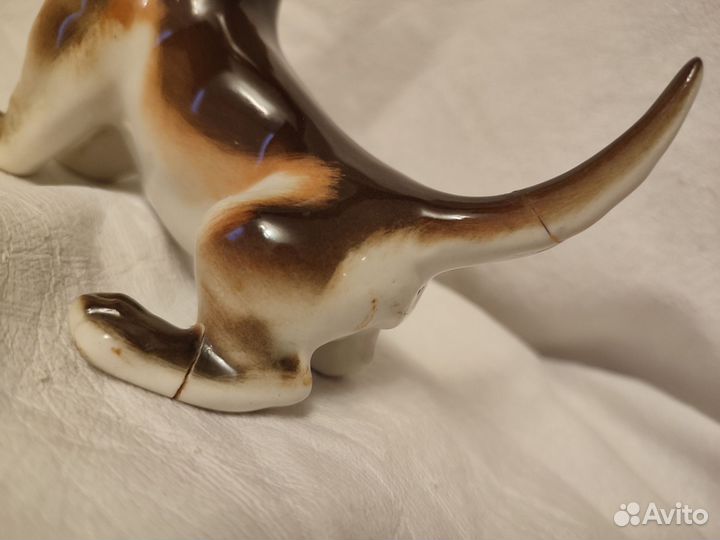 Статуэтка такса лфз под реставрацию