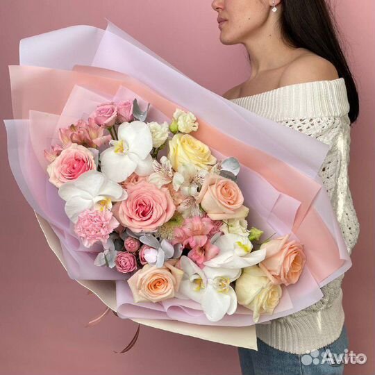 Живые цветы букеты