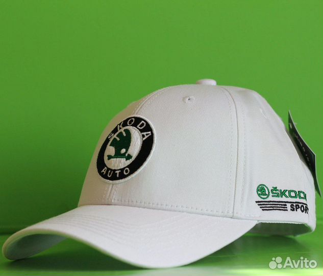 Новая бейсболка (кепка) Skoda Шкода белая