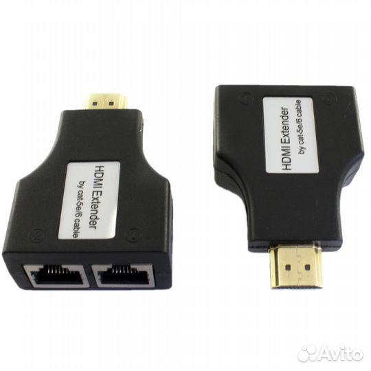 Адаптер hdmi по витой паре RJ45 LAN комплект 2 шт