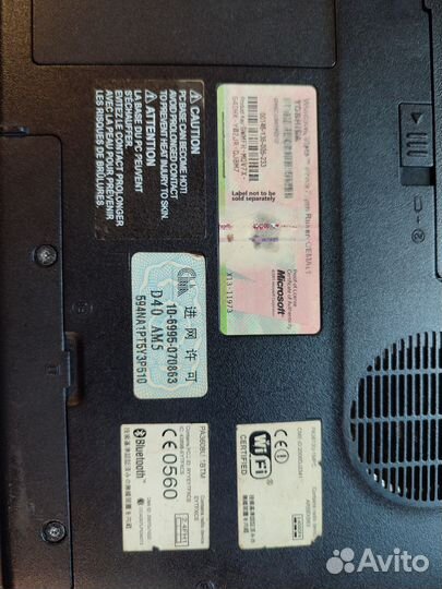 Ноутбук Toshiba satellite A210