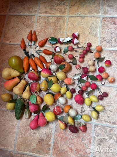 Ватные елочные игрушки СССР