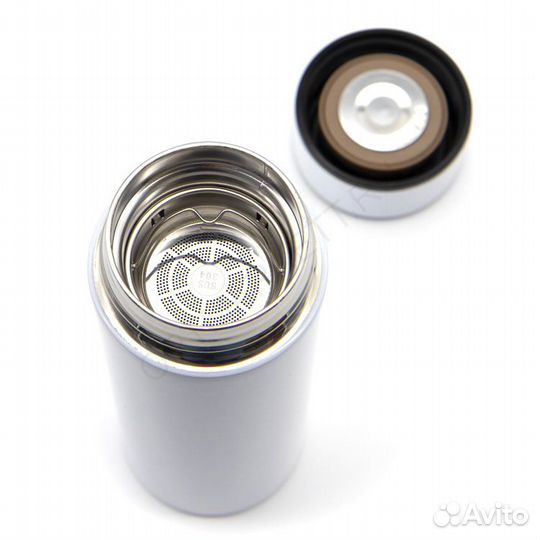 Термос металлический белый, 350 мл для сублимации