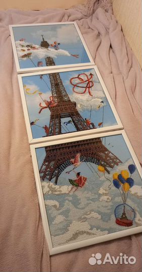 Картина вышитая крестиком 