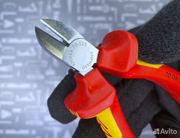 Кусачки боковые knipex KN-7006125