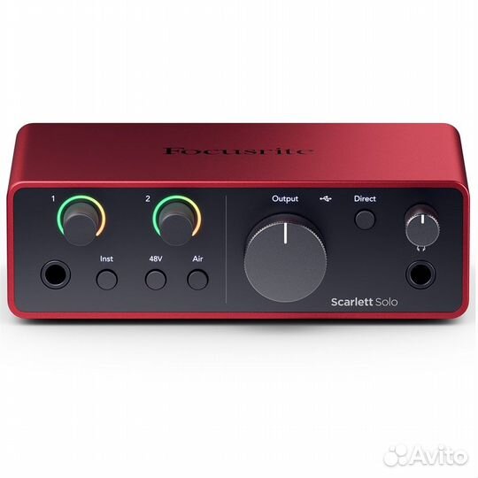 Звуковая карта focusrite Scarlett Solo 4th Gen