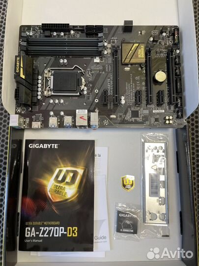 Материнская плата Gigabyte z270p-d3 1151