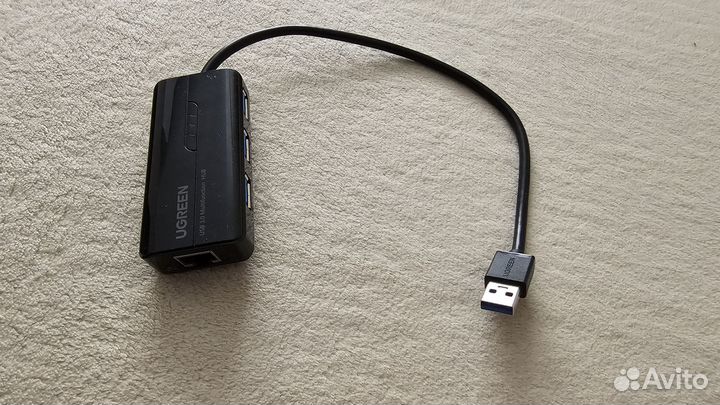 Ugreen. USB концентратор 4 в 1 (хаб), 3 x USB 3.0