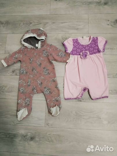 Вещи на девочку 6-9 мес