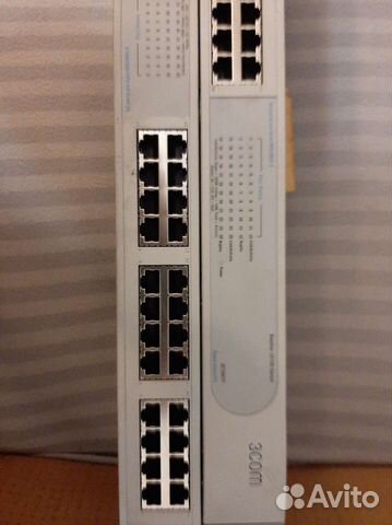 Switch Baseline 10/100 3COM (2шт)