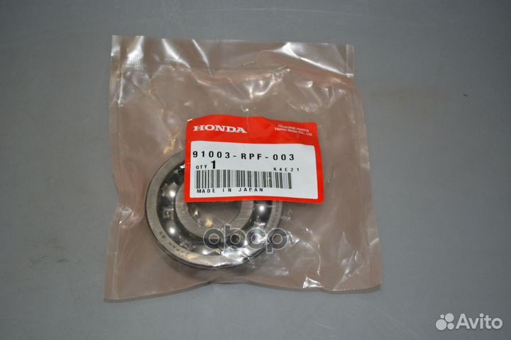 Подшипник/BRG,ball 6305SPL 91002RPF003 honda