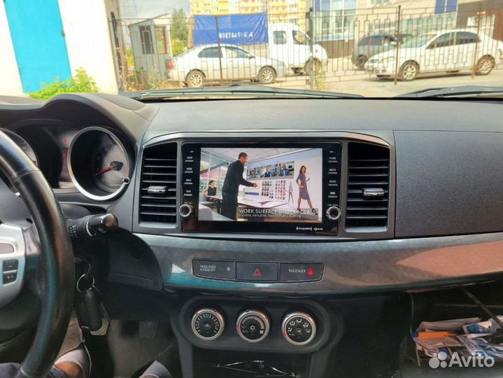 Android магнитола 8 дюймов для Mitsubishi Lancer X