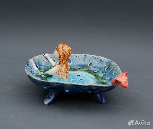 Ваза Конфетница Статуэтка Русалка