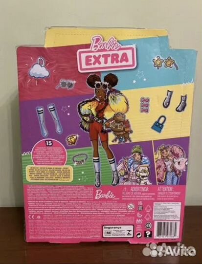 Кукла Барби. Barbie Extra серия 1 в радужной шубе