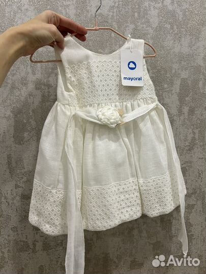 Детское нарядное платье 86 размер