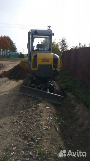 Услуги мини экскаватора и мини погрузчика