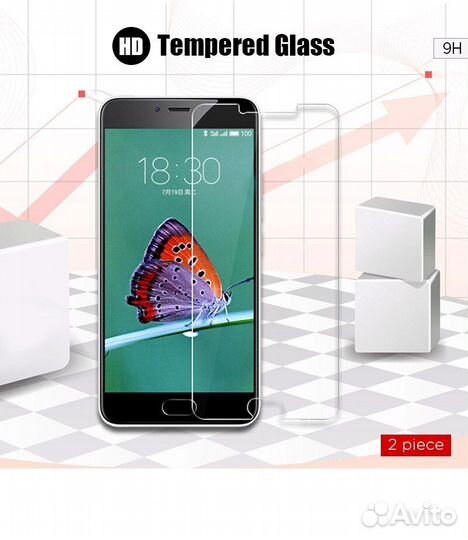 Закаленное стекло для Meizu M6
