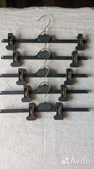 Плечики - прищепки 37 см