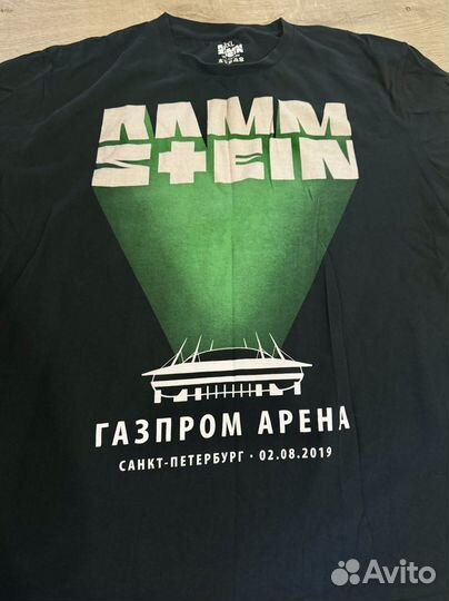 Футболка концертная Rammstein мерч 3XL