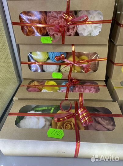 Мыло ручной работы в коробке