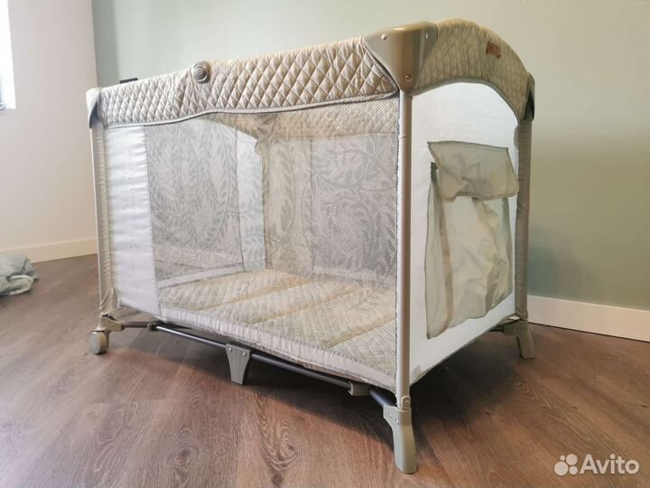 Детская кровать манеж Happy Baby