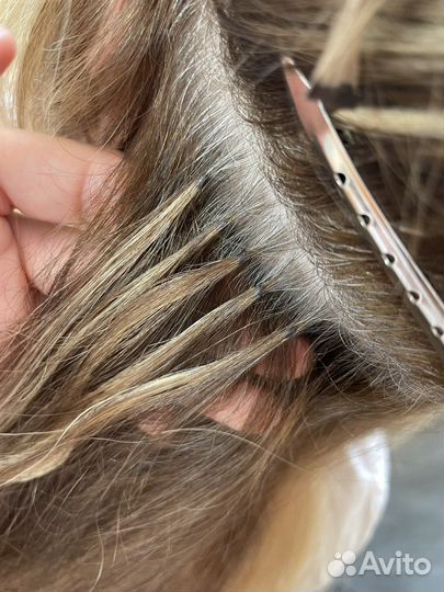 Идеальное микро-наращивание волос