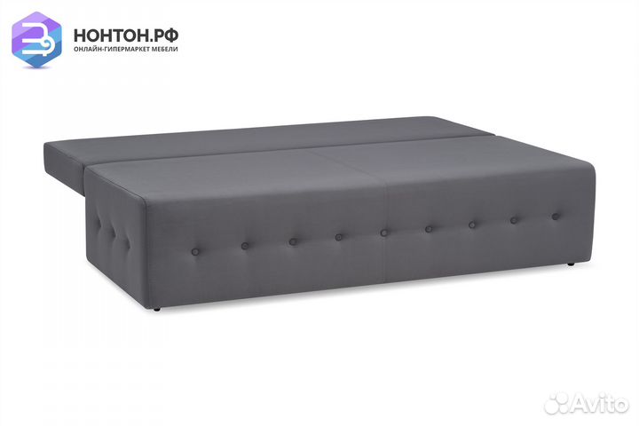 Диван еврокнижка Сити темно-серый