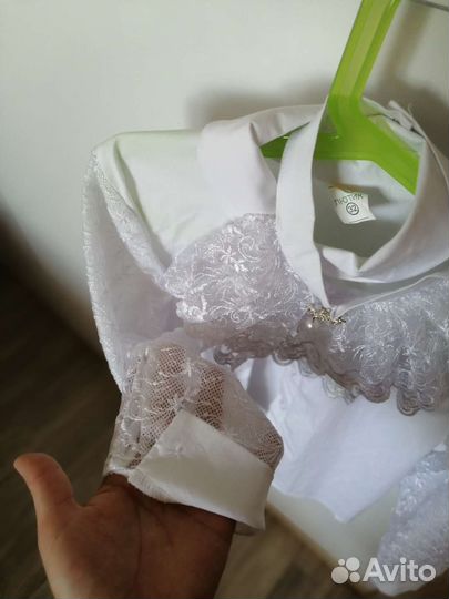 Блузка белая школьная