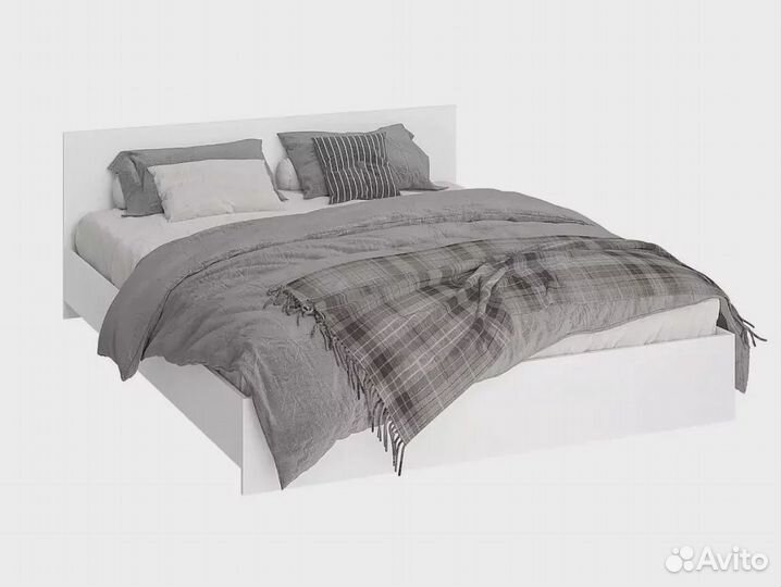 Кровать Ронда Бася 160 белая быстрая доставка