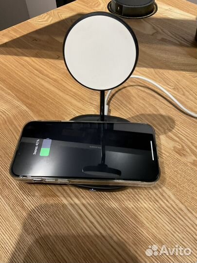 Станция беспроводной зарядки 2в1 Baseus с MagSafe