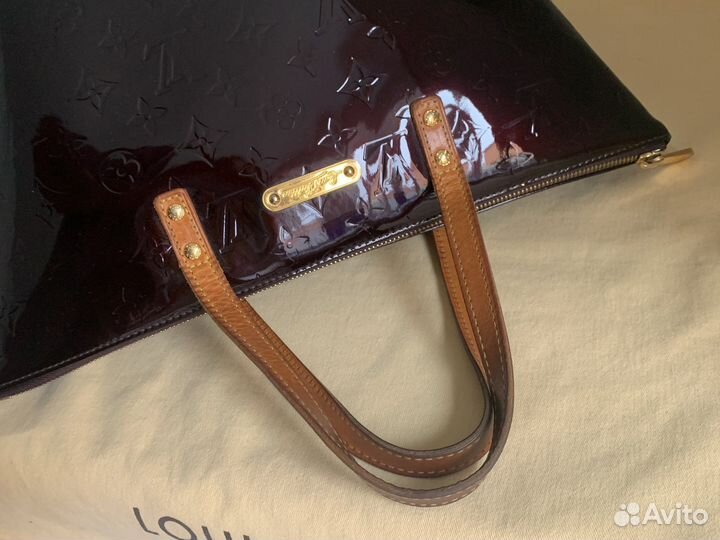 Louis vuitton оригинал: женская сумка тоут лаковая