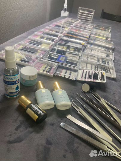 Набор для наращивания ресниц бронь