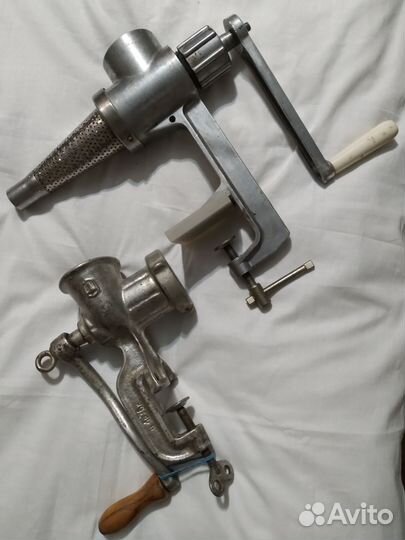 Мясорубка ручная, соковыжималка СССР