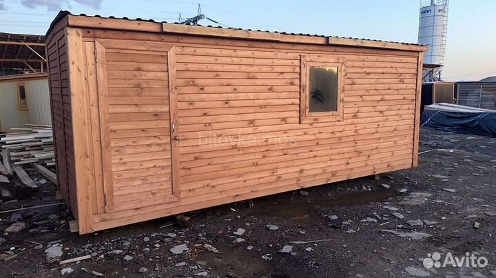 Бытовка вагончик из дерева
