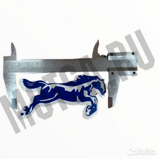 Наклейка Бегущая лошадь (10х5)