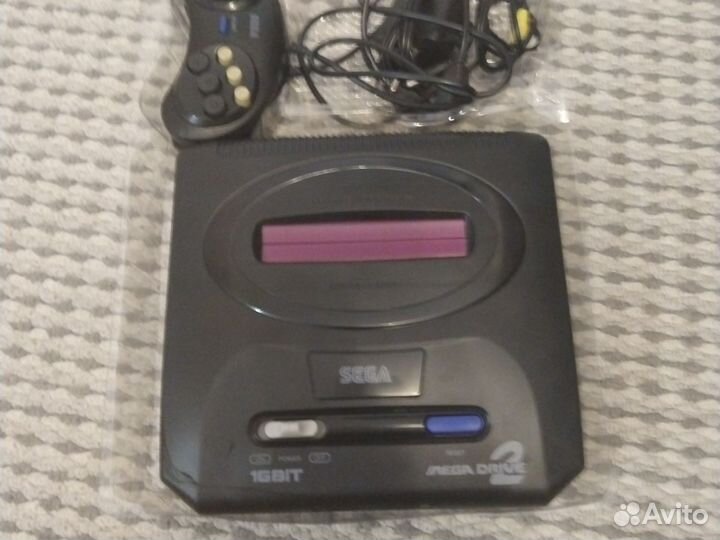 Sega Mega drive 2 + картридж